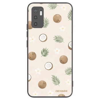 Picasee silikonowe czarne etui na Xiaomi Redmi Note 10 5G - Coconut Breeze