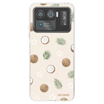 Picasee silikonowe przeźroczyste etui na Xiaomi Mi 11 Ultra - Coconut Breeze