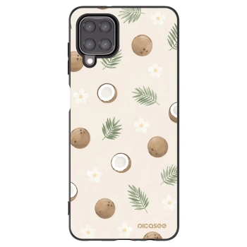Picasee silikonowe czarne etui na Samsung Galaxy M12 M127F - Coconut Breeze