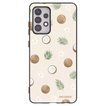 Picasee silikonowe czarne etui na Samsung Galaxy A52s 5G A528B - Coconut Breeze