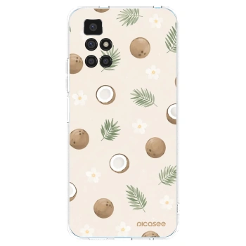 Picasee silikonowe przeźroczyste etui na Xiaomi Redmi 10 - Coconut Breeze