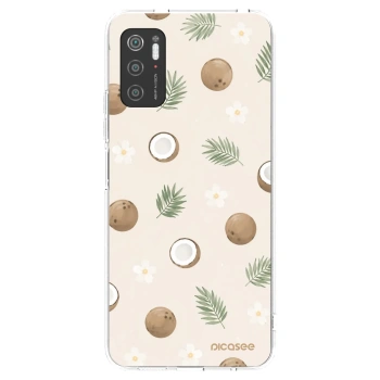 Picasee silikonowe przeźroczyste etui na Xiaomi Poco M3 Pro 5G - Coconut Breeze