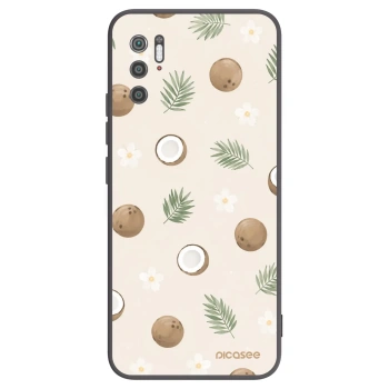 Picasee silikonowe czarne etui na Xiaomi Poco M3 Pro 5G - Coconut Breeze