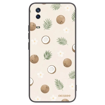 Picasee silikonowe czarne etui na Vivo Y11s - Coconut Breeze