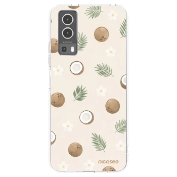 Picasee silikonowe przeźroczyste etui na Vivo Y72 5G - Coconut Breeze