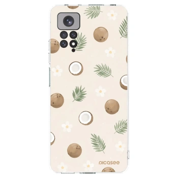 Picasee silikonowe przeźroczyste etui na Xiaomi Redmi Note 11 - Coconut Breeze