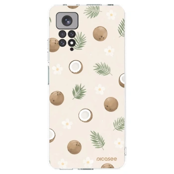 Picasee silikonowe przeźroczyste etui na Xiaomi Redmi Note 11S 4G - Coconut Breeze