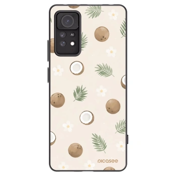 Picasee silikonowe czarne etui na Xiaomi Redmi Note 11 Pro 5G - Coconut Breeze