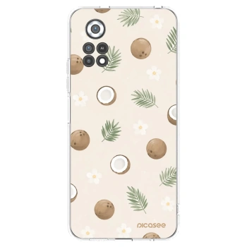Picasee silikonowe przeźroczyste etui na Xiaomi Poco X4 Pro 5G - Coconut Breeze