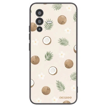 Picasee silikonowe czarne etui na Vivo V23 5G - Coconut Breeze