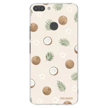 Picasee silikonowe przeźroczyste etui na Huawei P Smart - Coconut Breeze