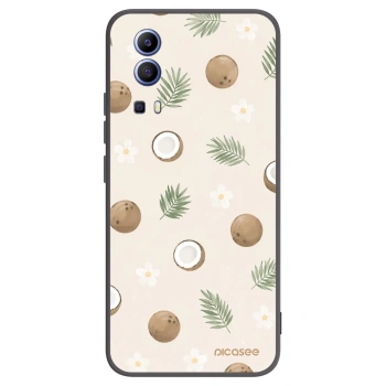 Picasee silikonowe czarne etui na Vivo Y52 5G - Coconut Breeze