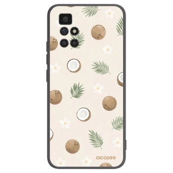 Picasee silikonowe czarne etui na Xiaomi Redmi 10 (2022) - Coconut Breeze