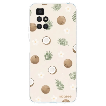 Picasee silikonowe przeźroczyste etui na Xiaomi Redmi 10 (2022) - Coconut Breeze