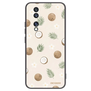 Picasee silikonowe czarne etui na Honor 70 - Coconut Breeze