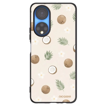 Picasee silikonowe czarne etui na Honor X7 - Coconut Breeze