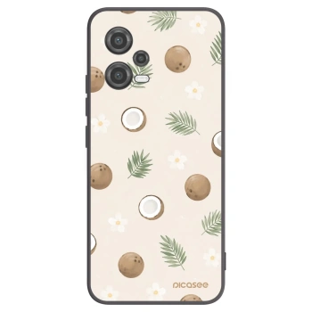 Picasee silikonowe czarne etui na Xiaomi Poco X5 - Coconut Breeze