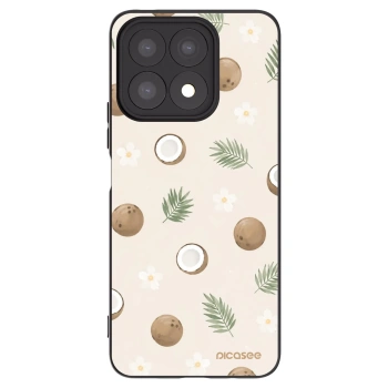 Picasee silikonowe czarne etui na Honor X8a - Coconut Breeze