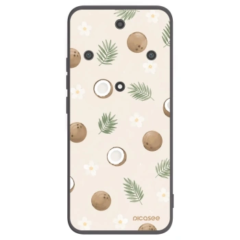 Picasee silikonowe czarne etui na Honor Magic5 Lite 5G - Coconut Breeze