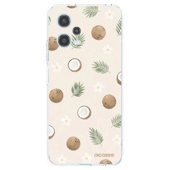 Picasee silikonowe przeźroczyste etui na Xiaomi Redmi Note 12 5G - Coconut Breeze