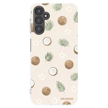 Picasee silikonowe przeźroczyste etui na Samsung Galaxy A14 5G A146P - Coconut Breeze