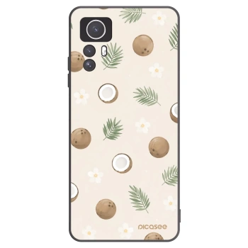 Picasee silikonowe czarne etui na Xiaomi Redmi Note 12S - Coconut Breeze