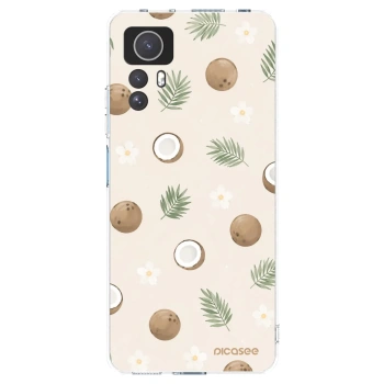 Picasee silikonowe przeźroczyste etui na Xiaomi Redmi Note 12S - Coconut Breeze