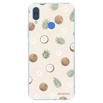 Picasee silikonowe przeźroczyste etui na Huawei Nova 3i - Coconut Breeze