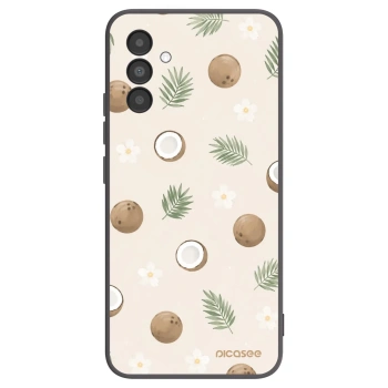 Picasee silikonowe czarne etui na Samsung Galaxy A04s A047F - Coconut Breeze