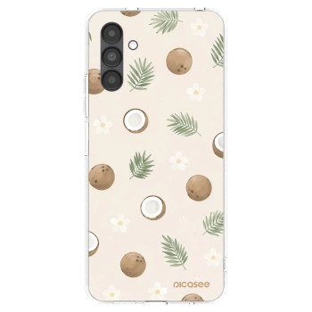 Picasee silikonowe przeźroczyste etui na Samsung Galaxy A04s A047F - Coconut Breeze