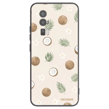 Picasee silikonowe czarne etui na Xiaomi Poco F5 Pro 5G - Coconut Breeze