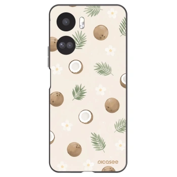 Picasee silikonowe czarne etui na Honor 90 Lite 5G - Coconut Breeze