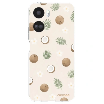 Picasee silikonowe przeźroczyste etui na Honor 90 Lite 5G - Coconut Breeze