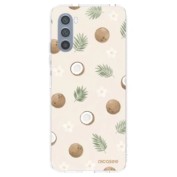 Picasee silikonowe przeźroczyste etui na Motorola Moto G62 - Coconut Breeze
