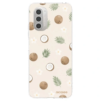 Picasee silikonowe przeźroczyste etui na Motorola Moto G51 - Coconut Breeze
