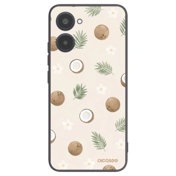 Picasee silikonowe czarne etui na Realme 10 4G - Coconut Breeze