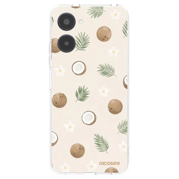 Picasee silikonowe przeźroczyste etui na Realme 10 4G - Coconut Breeze
