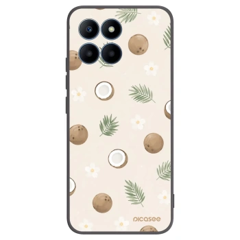 Picasee silikonowe czarne etui na Honor 70 Lite - Coconut Breeze