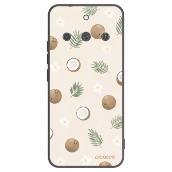 Picasee silikonowe czarne etui na Realme 11 Pro+ - Coconut Breeze