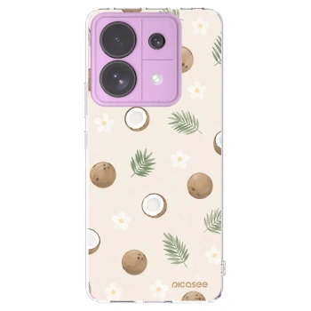Picasee silikonowe przeźroczyste etui na Xiaomi Redmi Note 13 Pro 5G - Coconut Breeze