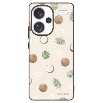 Picasee silikonowe czarne etui na Xiaomi Redmi Note 13 Pro+ 5G - Coconut Breeze