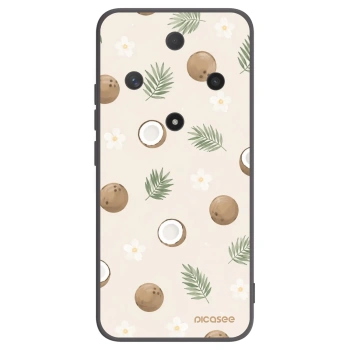 Picasee silikonowe czarne etui na Honor Magic6 Lite 5G - Coconut Breeze