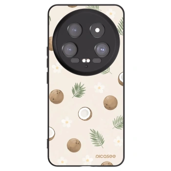 Picasee silikonowe czarne etui na Xiaomi 14 Ultra - Coconut Breeze