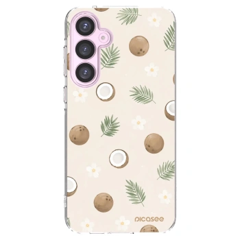 Picasee silikonowe przeźroczyste etui na Samsung Galaxy A55 5G A556B - Coconut Breeze