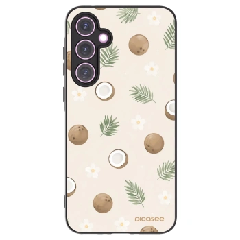 Picasee silikonowe czarne etui na Samsung Galaxy A35 5G A356B - Coconut Breeze