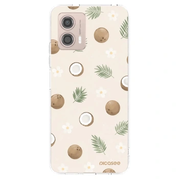 Picasee silikonowe przeźroczyste etui na Motorola Moto G53 5G - Coconut Breeze