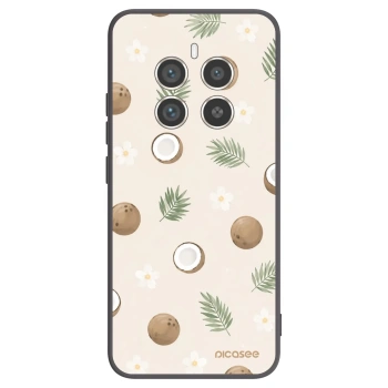 Picasee silikonowe czarne etui na Realme 12 Pro 5G - Coconut Breeze