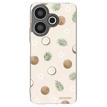 Picasee silikonowe przeźroczyste etui na Xiaomi Redmi 13 4G - Coconut Breeze