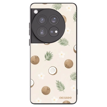 Picasee silikonowe czarne etui na OnePlus 12 5G - Coconut Breeze