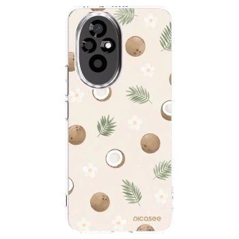 Picasee silikonowe przeźroczyste etui na Honor 200 Pro 5G - Coconut Breeze